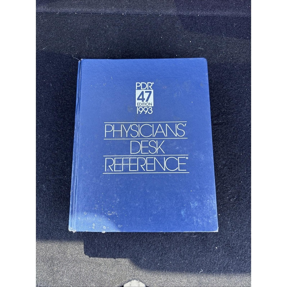 Vintage Medical Books Physicians' Desk Reference PDR Edition 47 1993 Hardcover